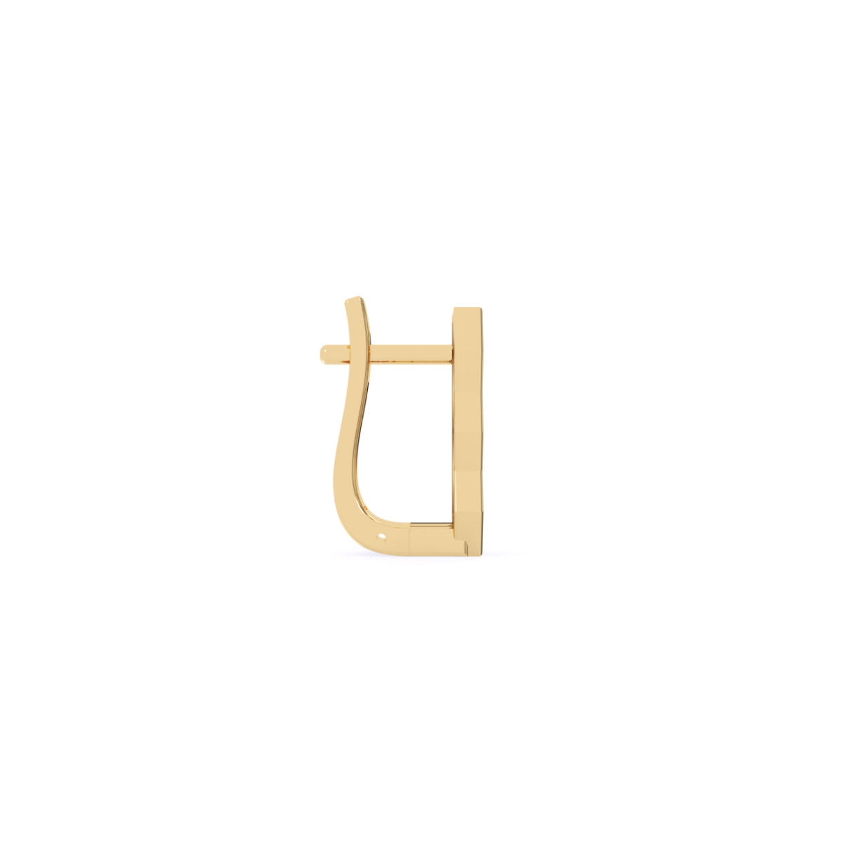 Luxurious Bar Diamond Hoop Earrings